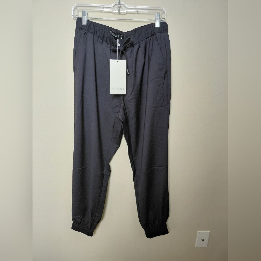Wildfang THE ESSENTIAL DRAWSTRING PANT Medium NWT Black